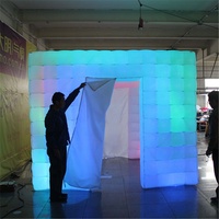 Tente DJ LED Gonflable Studio Photo Photobooth Décoration Scène Fête Événement