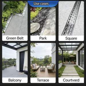 Bandeja de drenaje de acero inoxidable 304 316 personalizada para drenaje de ranura invisible, lavadero, patio de villa y acera - Product Image 6