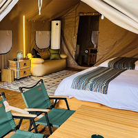 Tente de glamping nomade européenne, directement de l'usine, pour les centres de villégiature, les villas, les séjours B&B