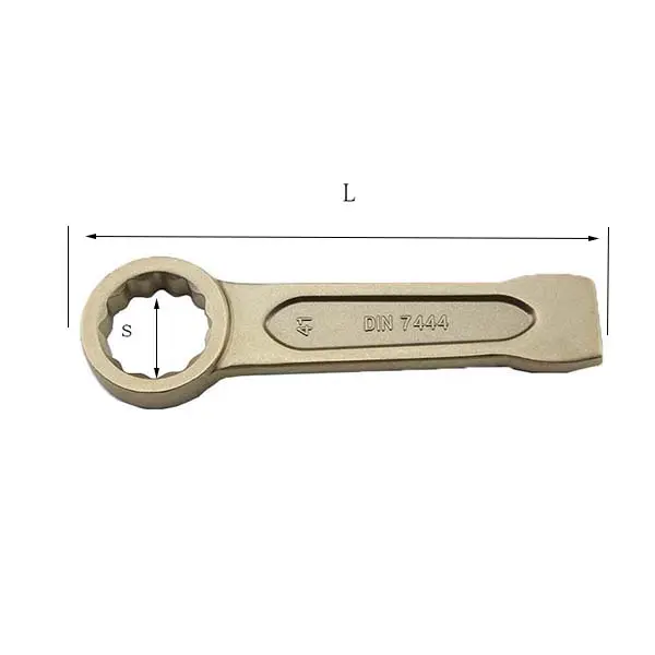 Used to loosen or tighten large bolts and nuts aluminum alloy hand tool striking box wrench