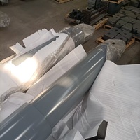 Amortisseur fluide en acier avec revêtement en zinc, durable et anticorrosion, pour immeubles de bureaux et écoles
