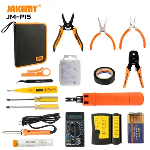 JM-P15 Wholesale rede ferramenta kit saco rede técnico ferramenta kit rede cabo manutenção ferramenta kit