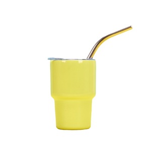 Christmas Gift 304 Stainless Steel <strong>Shot</strong> Glass Colorful <strong>Shot</strong> Glasses with Foil Lid and <strong>Straw</strong> 2oz Whiskey <strong>Shot</strong> Glass - Product Image 3
