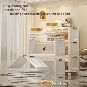 Hộp đựng đồ Rmier cho gia đình, tủ quần áo gấp gọn, hộp phân loại đồ dùng, đồ ngủ, hộp nhựa trong suốt, hộp đựng đồ ăn vặt, đồ chơi - Product Image 4