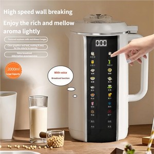 Automatic Electric Soymilk Hot <b>Soup</b> Cooking Heating Blender Plant Based Nut Almond <b>Maker</b> Soy Bean Making Soybean Milk <b>Machines</b> - Product Image 3
