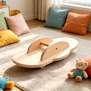 Tavola di Equilibrio in Legno Montessori, Blocchi da Costruzione Educativi, Giocattoli Didattici per Bambini in Età Prescolare, Vendita all'Ingrosso OEM - Product Image 3