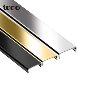 <span class=keywords><strong>TOCO</strong></span> U-förmige Aluminium-PVC-Kantenbänder, flexible Möbelprofile für lackfreie Schranktürkanten - Product Image 3