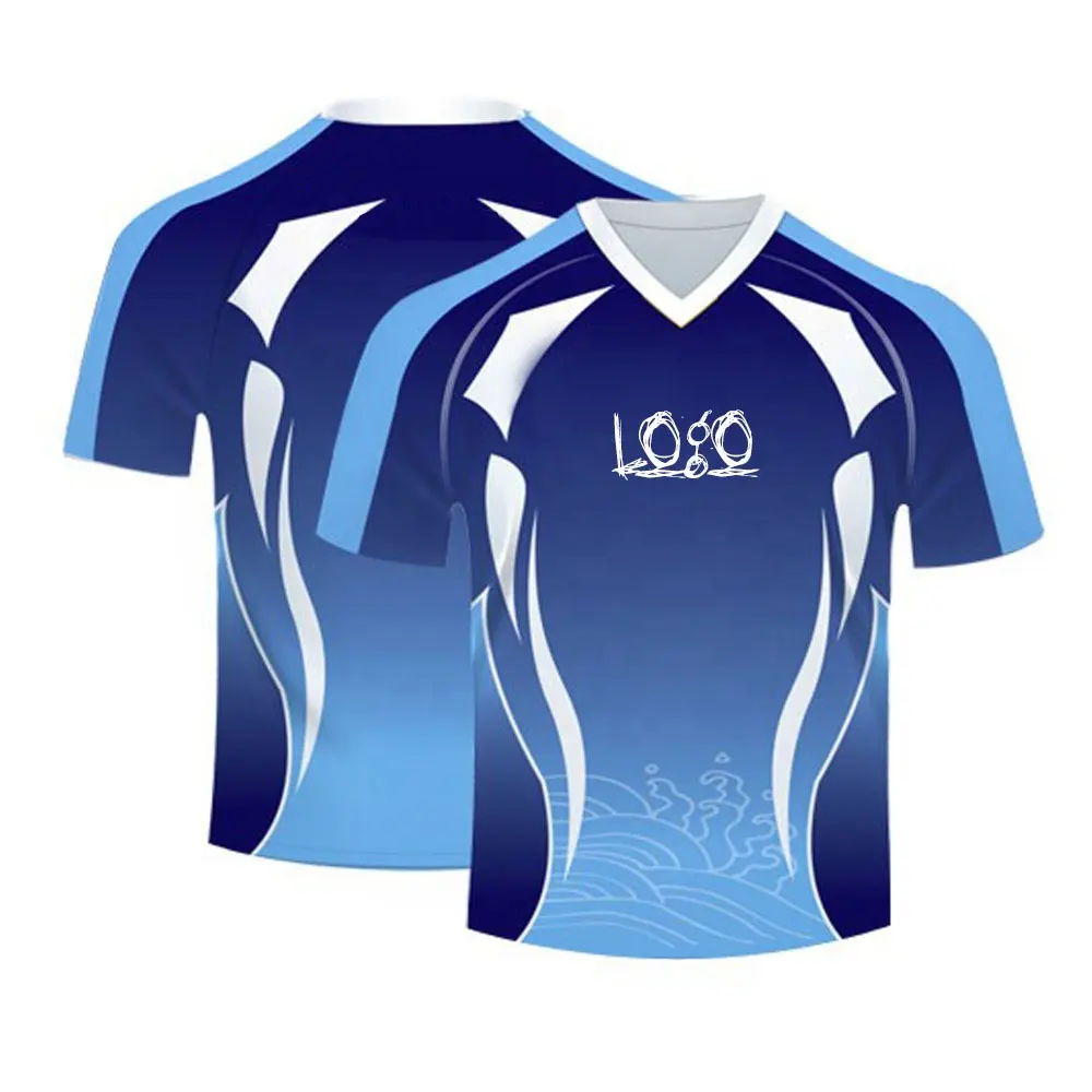 Kaus Tim Sepak Bola Logo Motif Gratis Jersey Olahraga Kustom Murah Model Baru Desain Jersey Sepak Bola Terbaru Seragam Sepak Bola