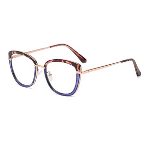 Compre 1 Obtenga 1 ojo de gato TR90 609 vuelos gafas en línea personalización astigmatismo 0 ~ 200 anteojos ópticos - Product Image 3