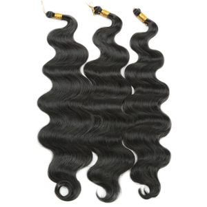 Extensions de cheveux synthétiques tressés ondulés de 24 pouces, grandes vagues lâches, style crochet serpent, haute qualité, <span class=keywords><strong>prix</strong></span> d'usine bas, vente en gros - Product Image 3