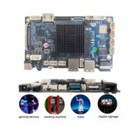 Carte mère de contrôle de tablette industrielle UHD, Rockchip RK3566 v-by one arm android 11