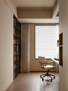 Bibliothèque en bois aux couleurs primaires modernes avec bureau intégré pour salon, étagère de rangement écologique, mobilier de maison personnalisable - Product Image 2