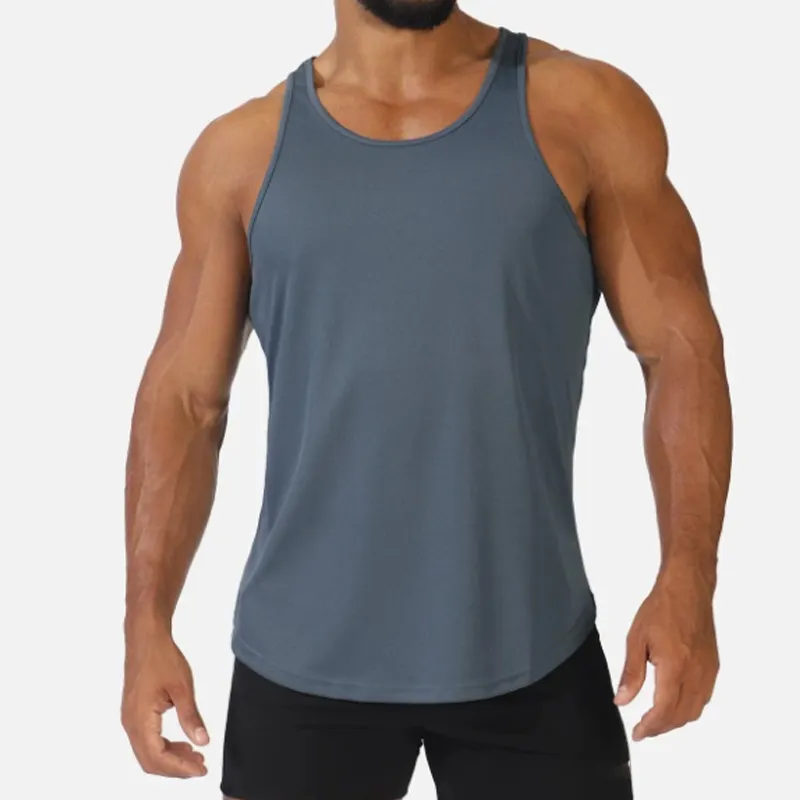 Bestselling Custom Logo Sport Fitness Workout Wear Stringer Tank Top For Men