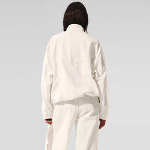 <span class=keywords><strong>Giacca</strong></span> Primaverile da Donna Bestex Personalizzabile con Zip Completa, Design in Rete Bianca, Abbigliamento Sportivo Leggero, Giacche Activewear per Donne 2025 - Product Image 2