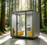 Nouvelle conception moderne de mobilier de bureau pour salle de réunion, espace de travail privé insonorisé avec cabine écologique