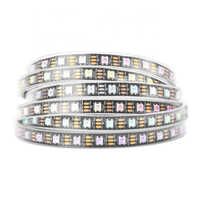 Bande LED RVB adressable WS2815 4 broches, double câble de données, 12V, 60 LED par mètre, étanche IP68, pour éclairage paysager