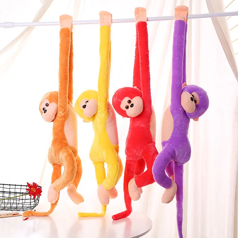 Will make a sound Stuffed Animal Plush Toy Hanging Doll Decor Gifts for Toddler Birthday Christmas Party Favors Plush Monkey Toy