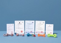 Jouets à mâcher interactifs pour animaux de compagnie en gros d'usine, pour l'entraînement et la vocalisation, en TPR et corde de coton, pour chiens