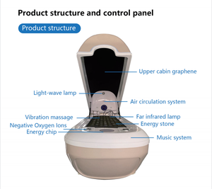 Cápsula de spa para el hogar Dispositivo de masaje de belleza y cuidado de la salud que ofrece una experiencia de terapia de tanque flotante con posición de mentira <span class=keywords><strong>relajante</strong></span> - Product Image 5