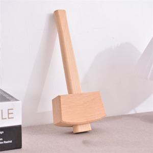 Marteau attendrisseur de viande en bois de hêtre, double face, style minimaliste moderne, pour steak, outil de cuisine domestique - Product Image 2