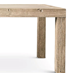 <span class=keywords><strong>Table</strong></span> à manger rectangulaire en chêne noir cerused 90 "Sens du design <span class=keywords><strong>Table</strong></span> de salon <span class=keywords><strong>Table</strong></span> à manger en bois - Product Image 6