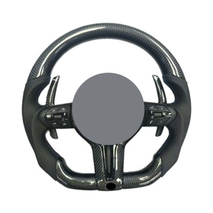 Volante Deportivo de Cuero con LED y Fibra de Carbono para BMW E70 X5 E71 X6 F93 X5 F15 F11 E46 E90 - Product Image 1