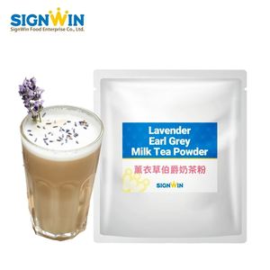 Thé noir Earl Grey en poudre, facile à dissoudre, aromatisé à la lavande, de qualité constante, pour les opérateurs de services alimentaires. - Product Image 1