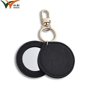 Black Cool Style Portable Hanging Canvas Cover Cosmetic <b>Make</b> <b>up</b> Pocket <b>Mirror</b> - Product Image 4