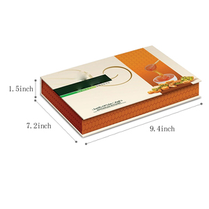 Boîte d'emballage en carton pour <span class=keywords><strong>pâtisserie</strong></span>, boîtier personnalisé en carton pour Bar au chocolat, baklave turque Kilim, diwi - Product Image 2