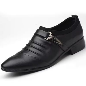 S0068X Nuevos Zapatos Oxford de Hombre de Cuero Genuino, Formales, con Borde Abierto, Color Perla Claro, Moda Otoñal, para Novio - Product Image 6