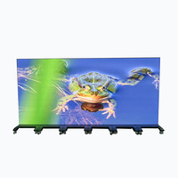 Écran LED publicitaire numérique 600x1687,5 mm P1,5, location d'écrans roulants, affiche, mur vidéo, défilement de texte, totem LED, mur LED