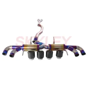 4" Coated Blue Catback For Nissan Gtr R35 Exhaust Pipe System
