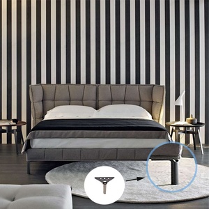 Accessoires de quincaillerie de meubles populaires Quincaillerie de jambes de canapé Nouveau design <span class=keywords><strong>Pieds</strong></span> de meubles Jambes Jambe de table en métal - Product Image 2