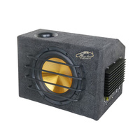 10 pouces voiture Audio Subwoofer 12V actif haute puissance modifié ampli voiture Subwoofer amplificateur SUV Auto Audio accessoires