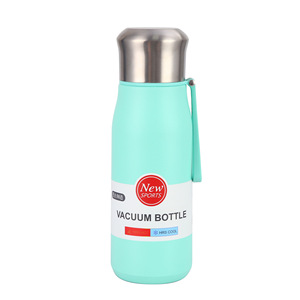 480ML 600ml 750ml Taza aislada al vacío Doble pared Acero inoxidable 304 Botella de agua deportiva con cuerda de mango - Product Image 2