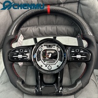 Volant en fibre de carbone personnalisé pour Mercedes-Benz AMG C E S G-Class W204 W205 W222, y compris les modèles G500 G55 G63 S500