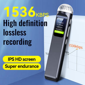 Grabadora de Voz Digital Profesional Portátil con Reducción de Ruido HD, Grabación Panorámica Envolvente, 16 GB, Pequeña, Activación por Voz - Product Image 3
