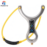 Slingshot en acier inoxydable de haute qualité Piaoyu avec bande élastique, modèle monocarbone laminé pour le tir en plein air