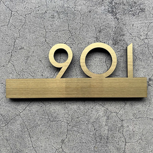 Luces para el hogar: Nueva placa electrónica <span class=keywords><strong>LED</strong></span> inteligente con pantalla táctil HFBH verificada, IP65, para hotel, con número de habitación - Product Image 2