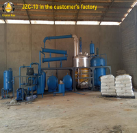 Nouvelle conception de machine de traitement des huiles usagées, mini-recyclage d'huiles moteur usagées en huile de base