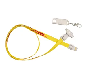 El material de paja de trigo degradable más barato cable de carga de cordón ecológico con impresión de logotipo, cordón de Cable USB de paja de trigo