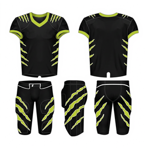Haga su propio diseño personalizado Maqueta gratis Uniforme de fútbol americano 2025 - Product Image 1