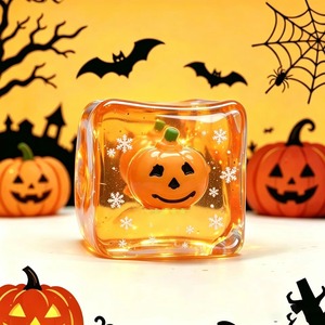 Juguete Blandito de TPR de 5.5cm con Forma de Cubo de Hielo Divertido de Halloween, Relleno de Maltosa, Bola de Broma para Aliviar el Estrés, Juguete de Descompresión de Ascenso Lento - Product Image 2