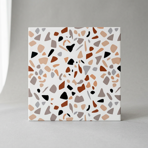 Nouvelles dalles de sol en céramique effet marbre Terrazzo 400x400mm, imperméables, design carré pour intérieur - Product Image 6
