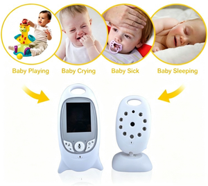 เครื่องเฝ้าดูเด็ก VB601 พร้อมระบบเสียงสองทางและระบบมองเห็นในเวลากลางคืนสำหรับการดูแลเด็ก - Product Image 1