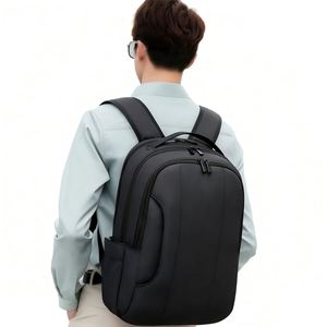 Custom Unisex Water-Resistant Expandable Softback Business <b>Backpack</b> Waterproof Laptop <b>Backpack</b> Comfortable Padding for Men Women - Product Image 5