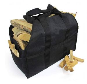 Muestra Gratis: El Porta Leños Definitivo - 2 Asas, Resistente, Vertical, Impermeable, Bolsa para Leños Forrada - Perfecto Para - Product Image 2