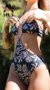 Mly Oem Design Meisje Badpak Badmode Band Braziliaanse Micro <span class=keywords><strong>Bikini</strong></span> Set Badpak - Product Image 5