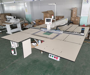 Macchina da cucire programmabile CNC modello a letto piatto con ingranaggi ad ago singolo e componenti del nucleo del motore enorme Area di cucito - Product Image 3