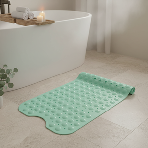 Tapis de bain et de douche antidérapant en PVC durable pour une adhérence fiable et un confort optimal, idéal pour les zones humides, la protection quotidienne de la salle de bain, la maison des animaux et les hôtels. - Product Image 6
